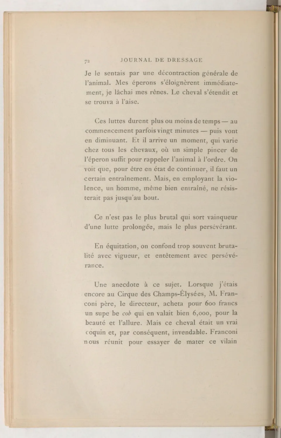 Journal de dressage (1903), скан 108 из 510