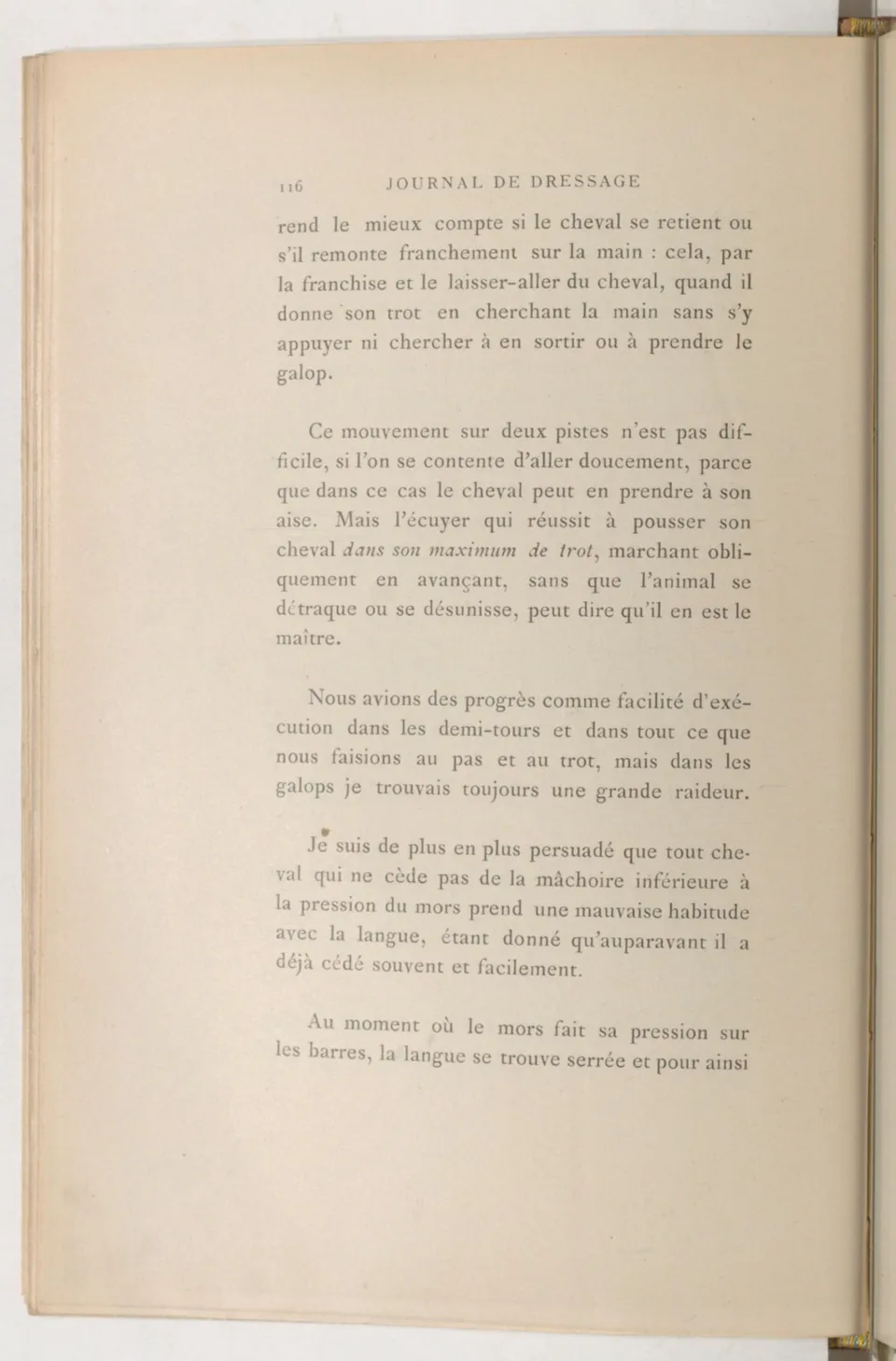 Journal de dressage (1903), скан 156 из 510