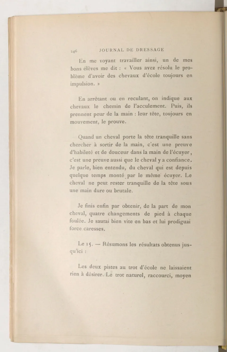 Journal de dressage (1903), скан 288 из 510