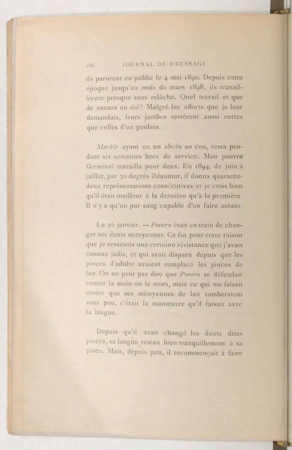 Journal de dressage (1903), скан 334 из 510