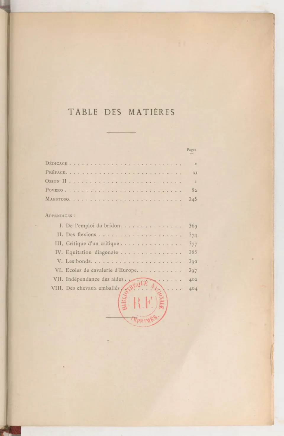 Journal de dressage (1903), скан 497 из 510