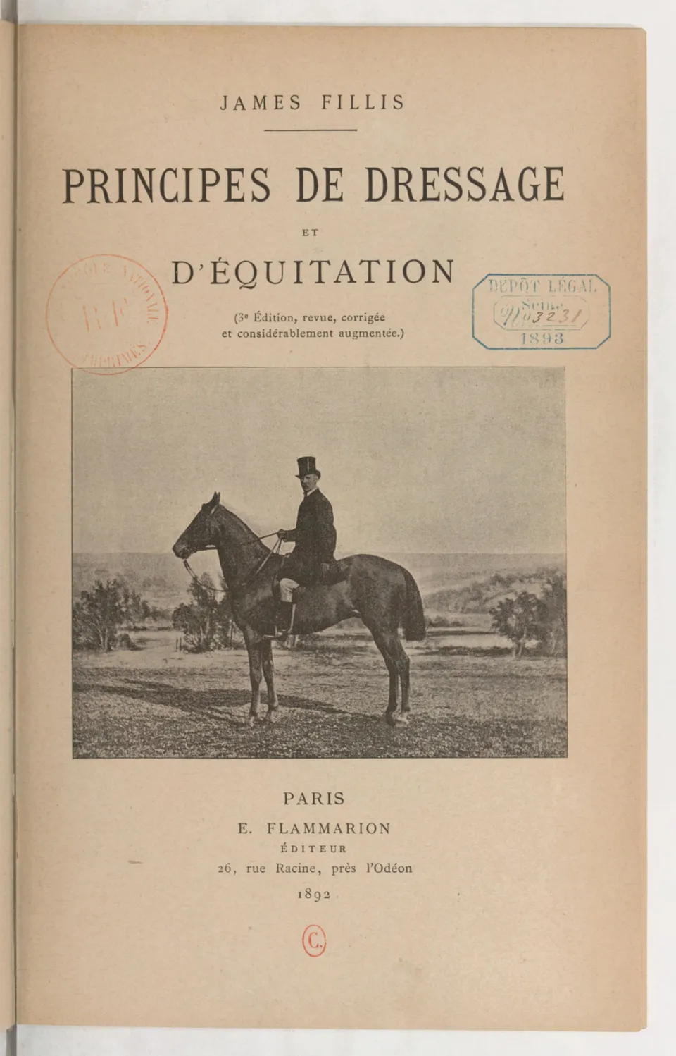 Principes de dressage et d'équitation (1892), скан 13 из 530
