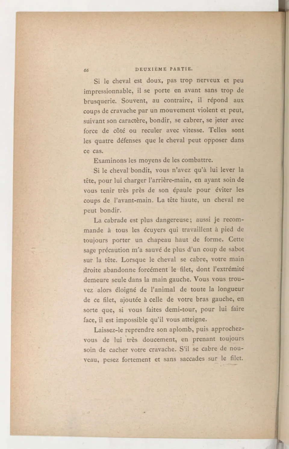 Principes de dressage et d'équitation (1892), скан 92 из 530