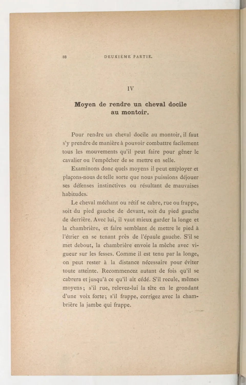 Principes de dressage et d'équitation (1892), скан 126 из 530
