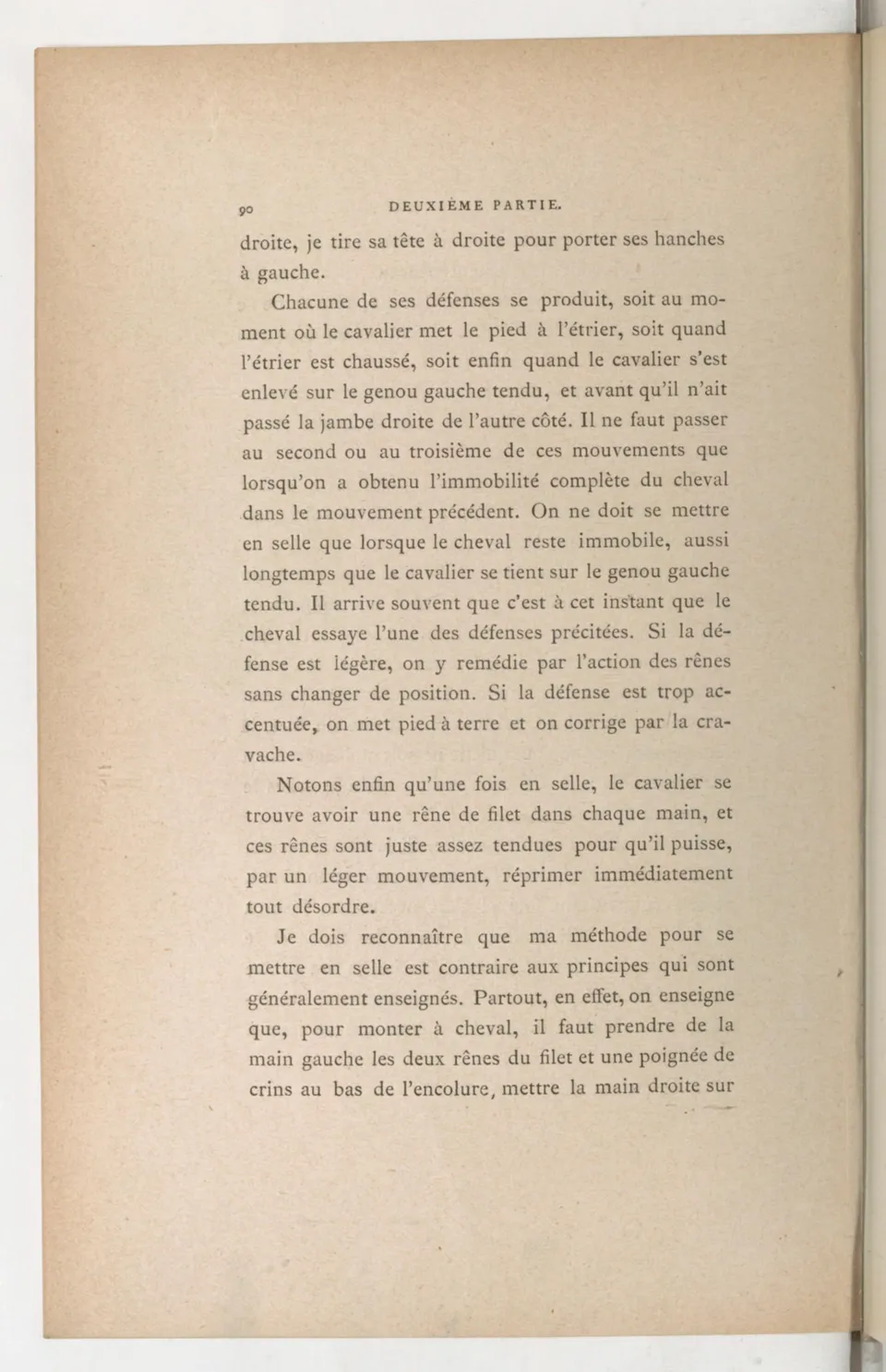 Principes de dressage et d'équitation (1892), скан 130 из 530