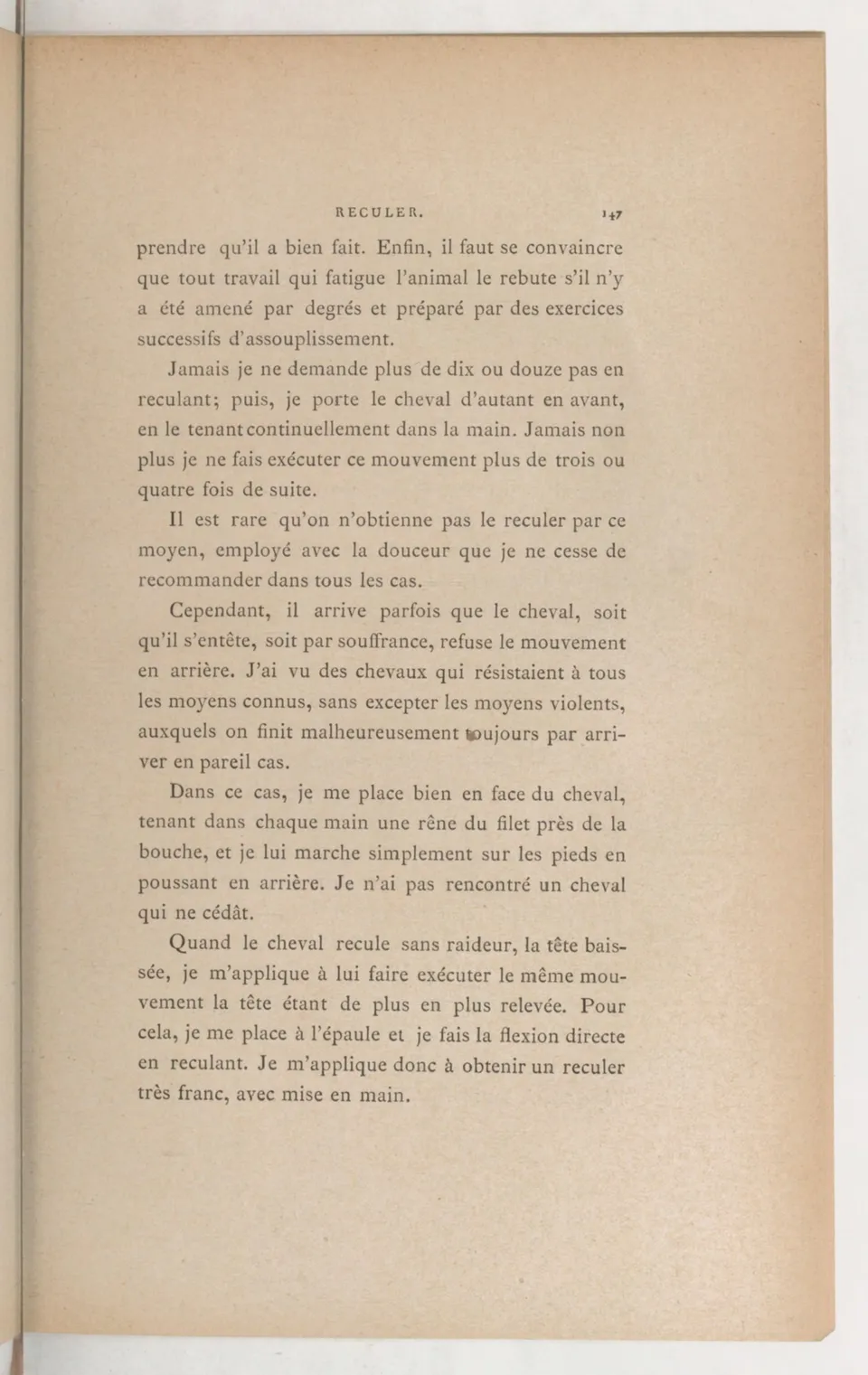 Principes de dressage et d'équitation (1892), скан 209 из 530