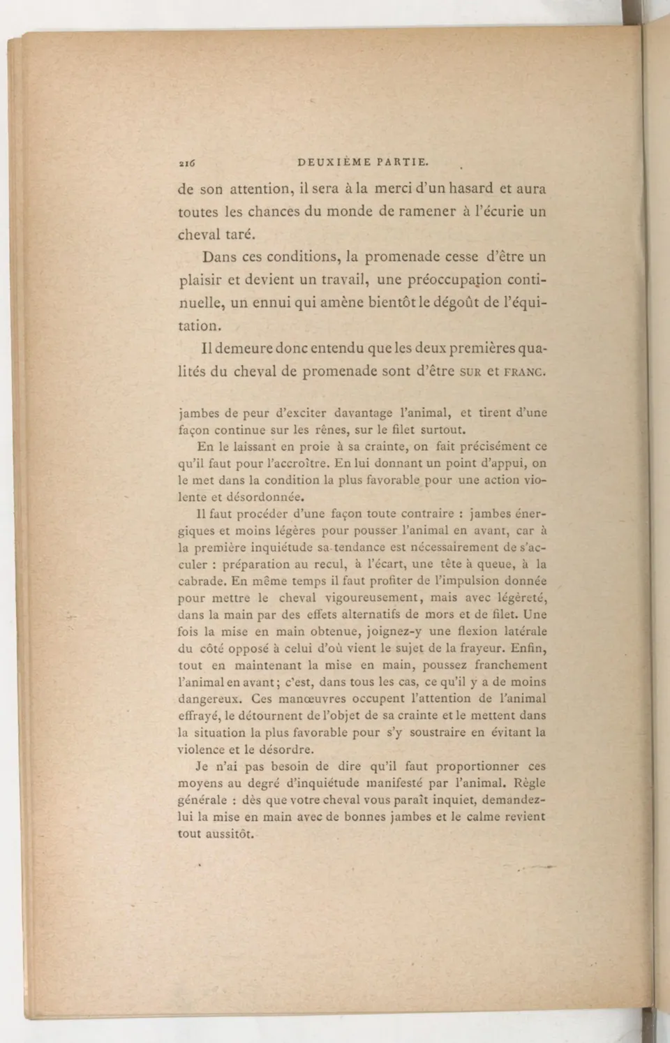 Principes de dressage et d'équitation (1892), скан 282 из 530