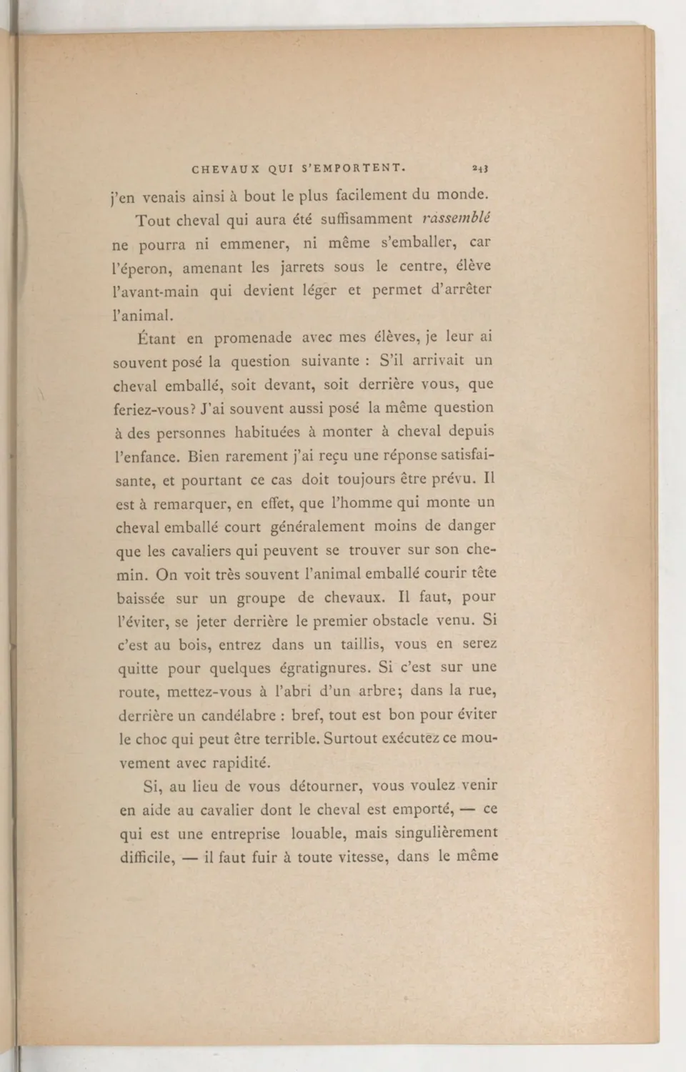 Principes de dressage et d'équitation (1892), скан 309 из 530