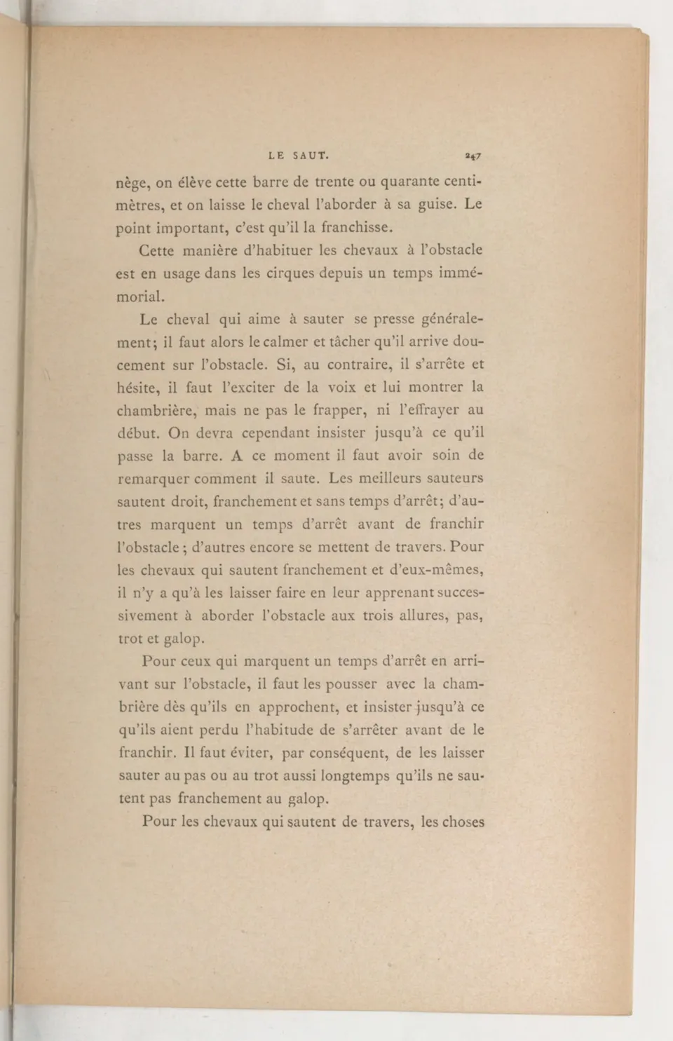 Principes de dressage et d'équitation (1892), скан 313 из 530