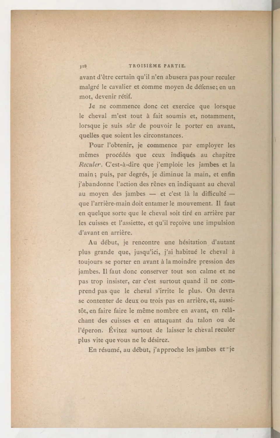 Principes de dressage et d'équitation (1892), скан 390 из 530
