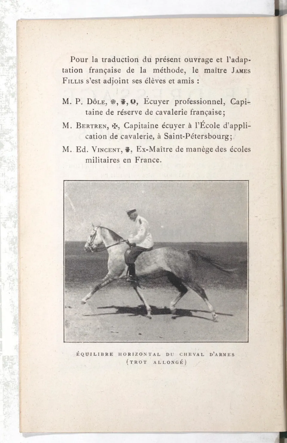 Règlement pour le dressage du cheval d'armes : établi en 1908 par la Commission de l'Ecole d'application de cavalerie des officiers à Saint-Pétersbourg, скан 11 из 175