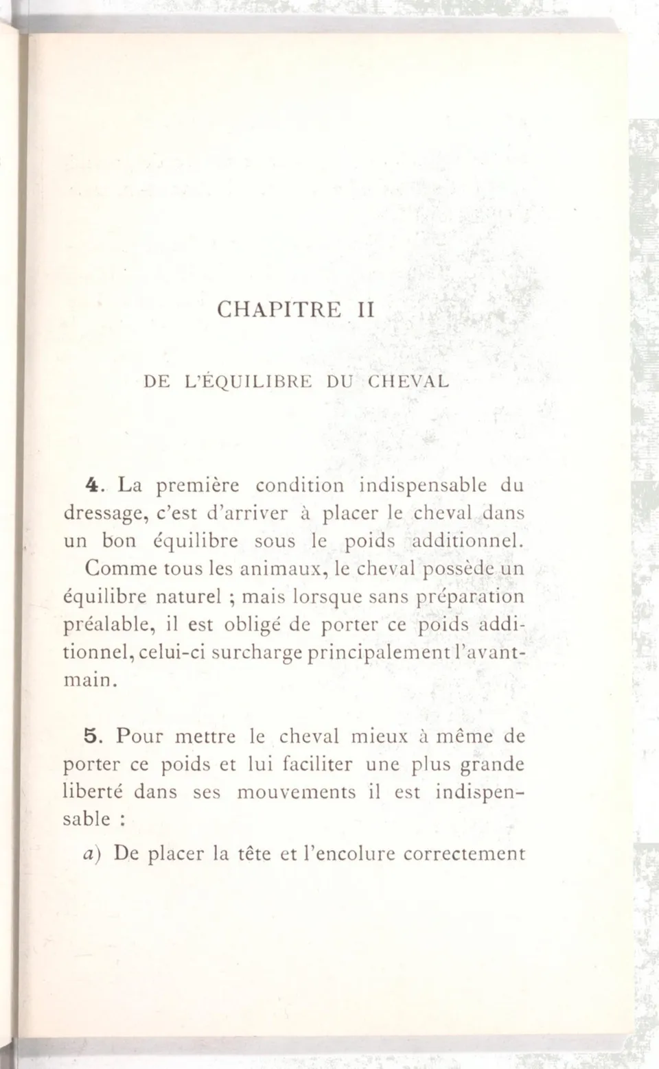 Règlement pour le dressage du cheval d'armes : établi en 1908 par la Commission de l'Ecole d'application de cavalerie des officiers à Saint-Pétersbourg, скан 18 из 175
