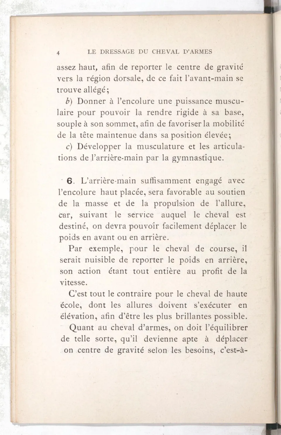 Règlement pour le dressage du cheval d'armes : établi en 1908 par la Commission de l'Ecole d'application de cavalerie des officiers à Saint-Pétersbourg, скан 19 из 175