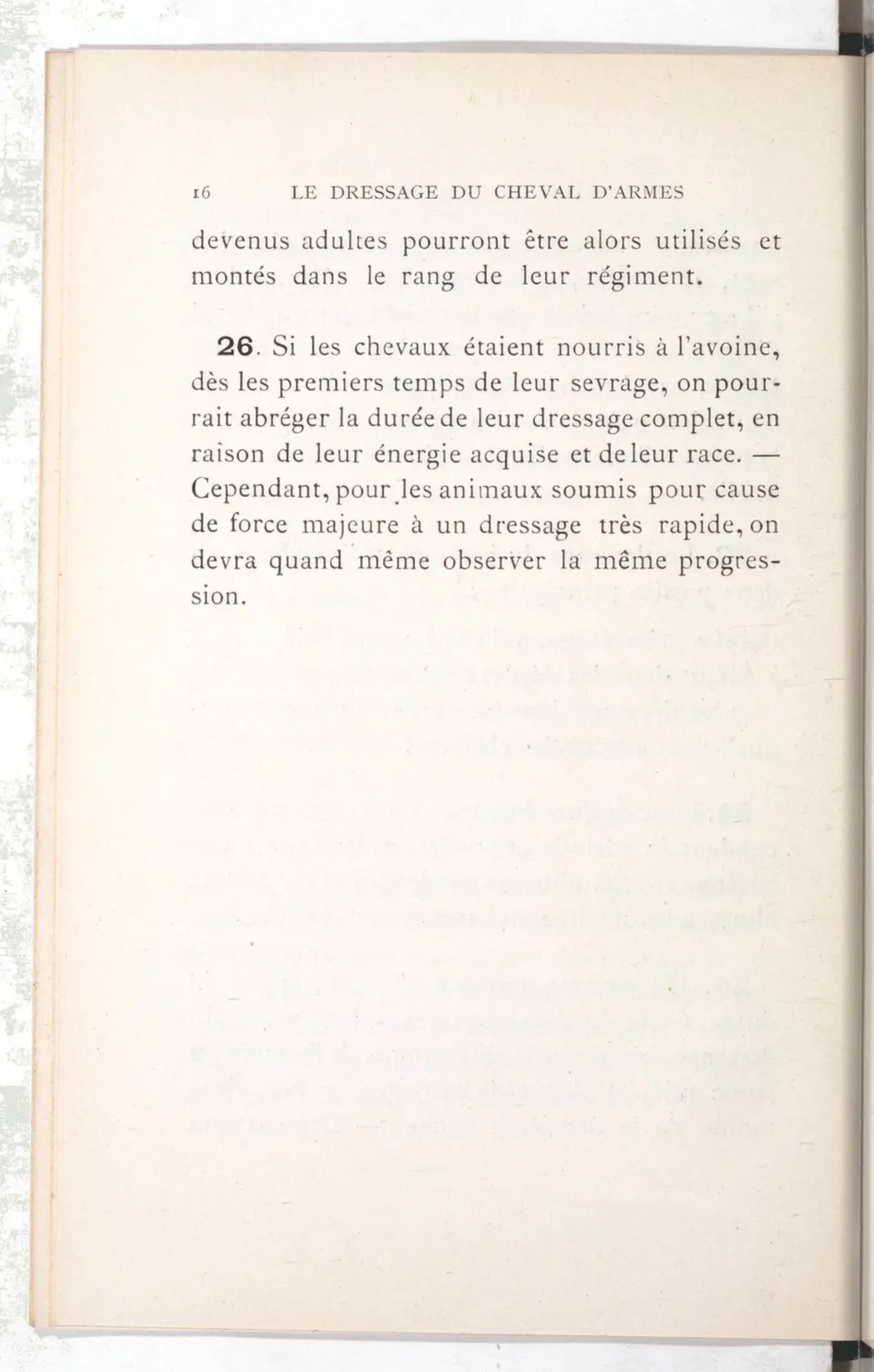 Règlement pour le dressage du cheval d'armes : établi en 1908 par la Commission de l'Ecole d'application de cavalerie des officiers à Saint-Pétersbourg, скан 31 из 175