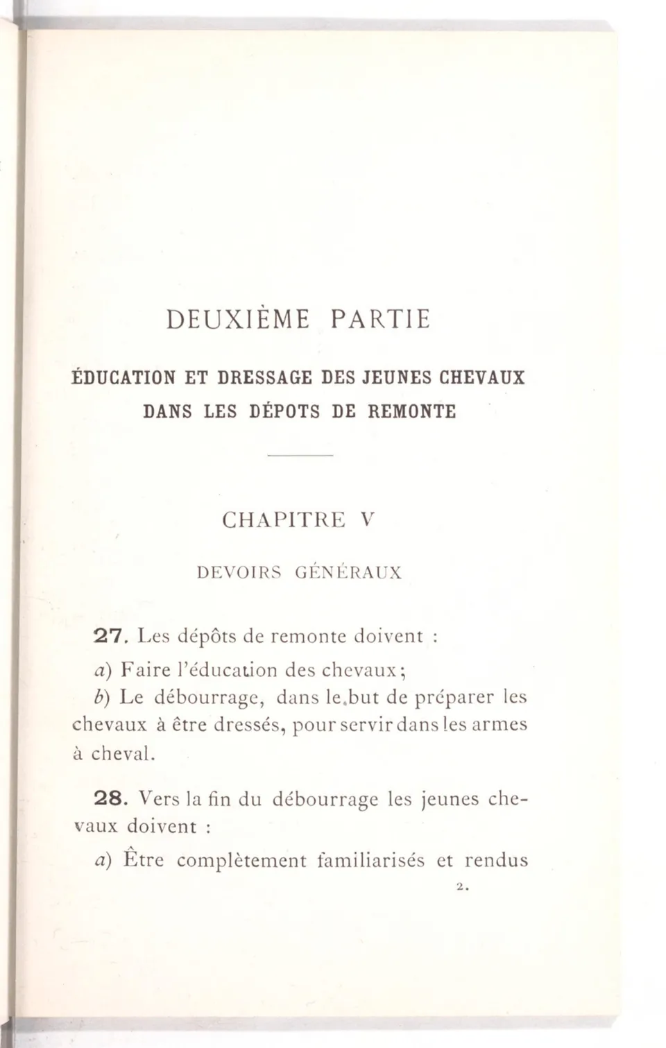 Règlement pour le dressage du cheval d'armes : établi en 1908 par la Commission de l'Ecole d'application de cavalerie des officiers à Saint-Pétersbourg, скан 32 из 175