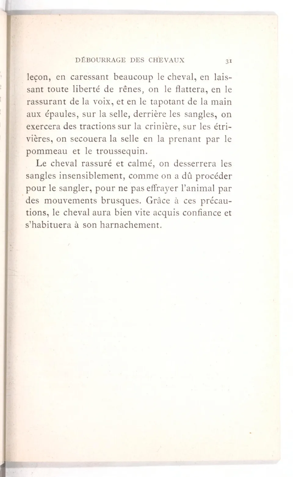 Règlement pour le dressage du cheval d'armes : établi en 1908 par la Commission de l'Ecole d'application de cavalerie des officiers à Saint-Pétersbourg, скан 46 из 175
