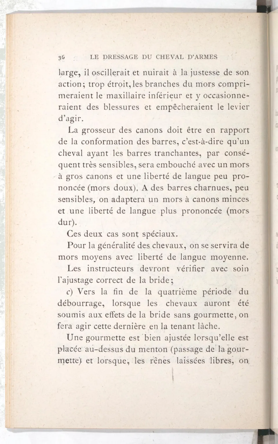Règlement pour le dressage du cheval d'armes : établi en 1908 par la Commission de l'Ecole d'application de cavalerie des officiers à Saint-Pétersbourg, скан 51 из 175