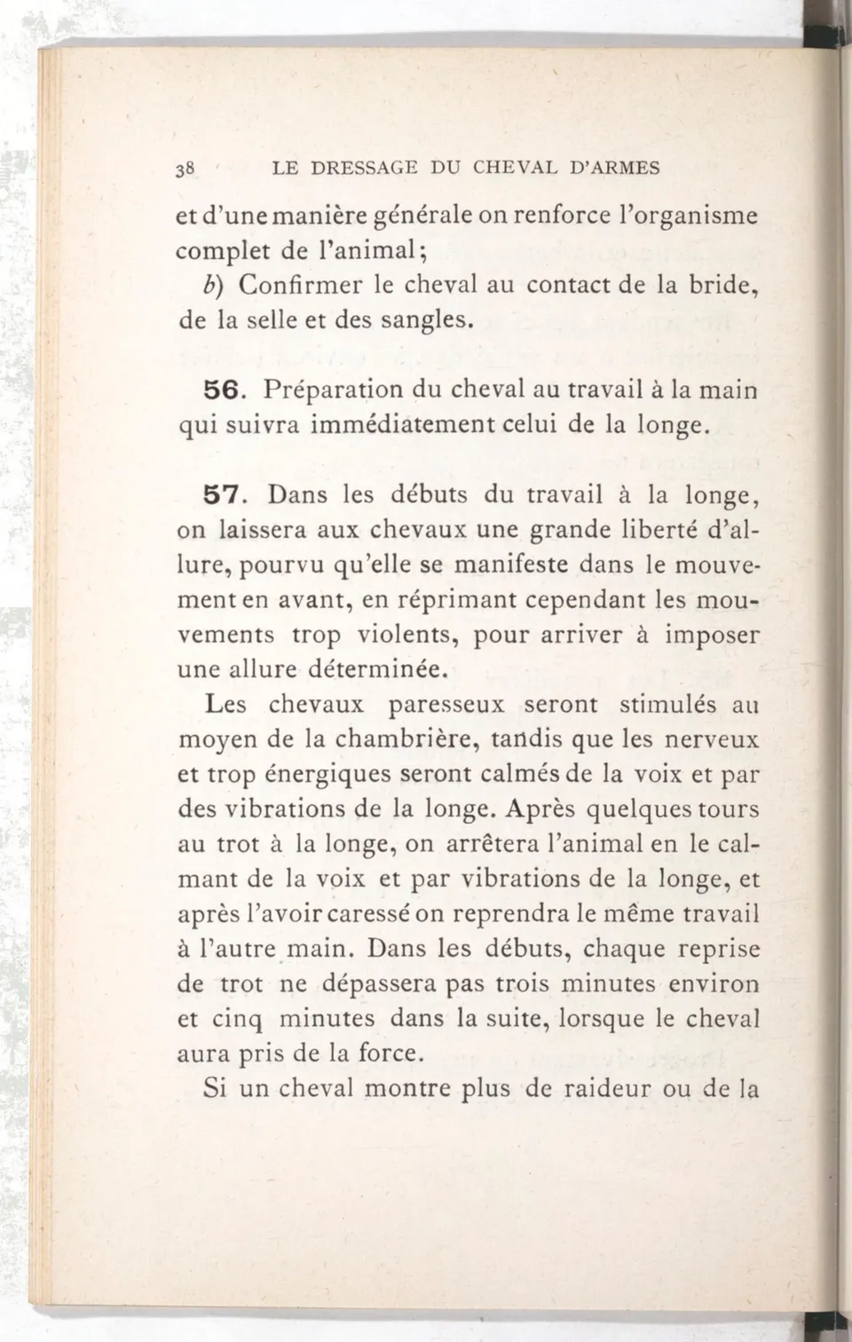 Règlement pour le dressage du cheval d'armes : établi en 1908 par la Commission de l'Ecole d'application de cavalerie des officiers à Saint-Pétersbourg, скан 53 из 175