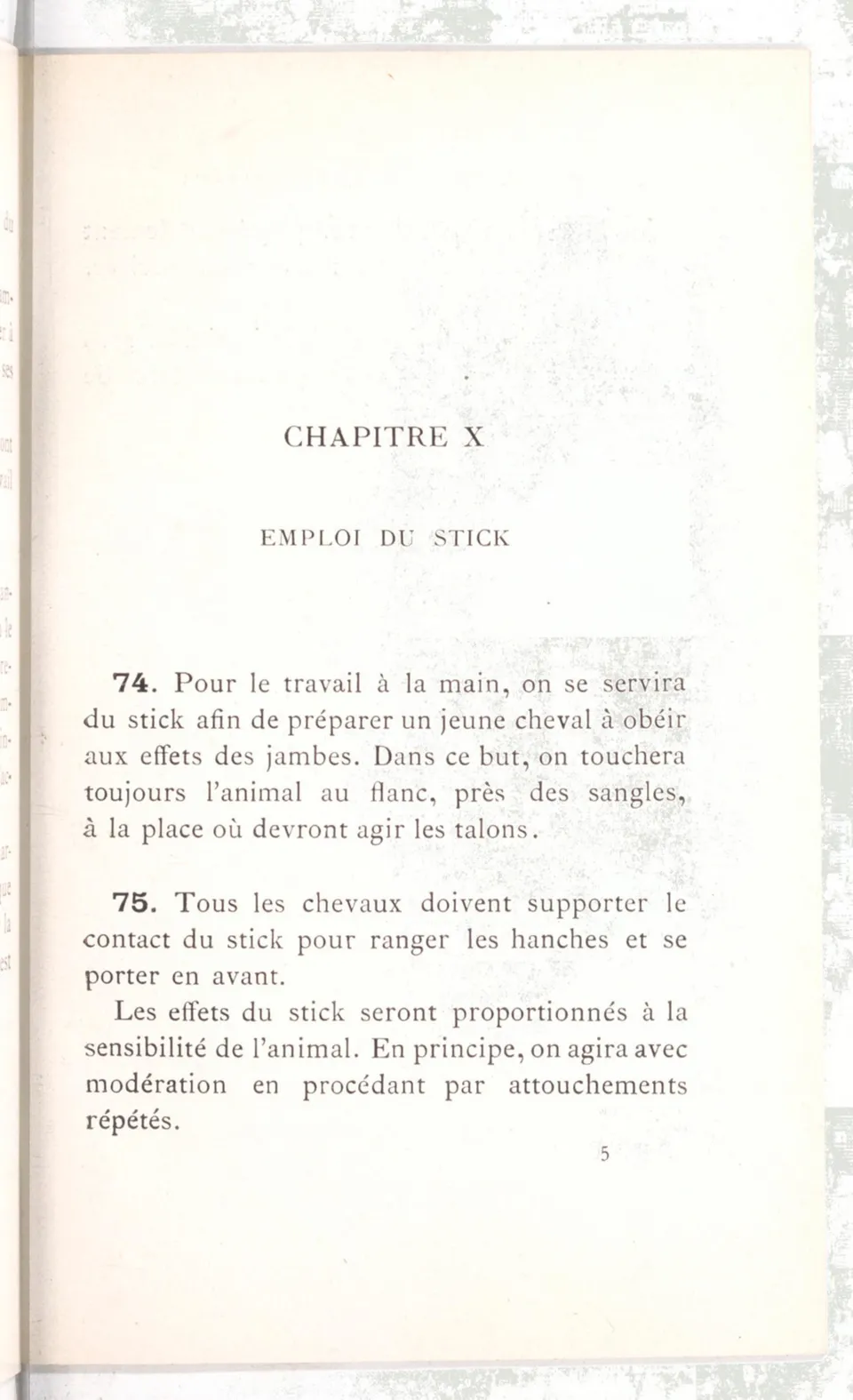 Règlement pour le dressage du cheval d'armes : établi en 1908 par la Commission de l'Ecole d'application de cavalerie des officiers à Saint-Pétersbourg, скан 64 из 175