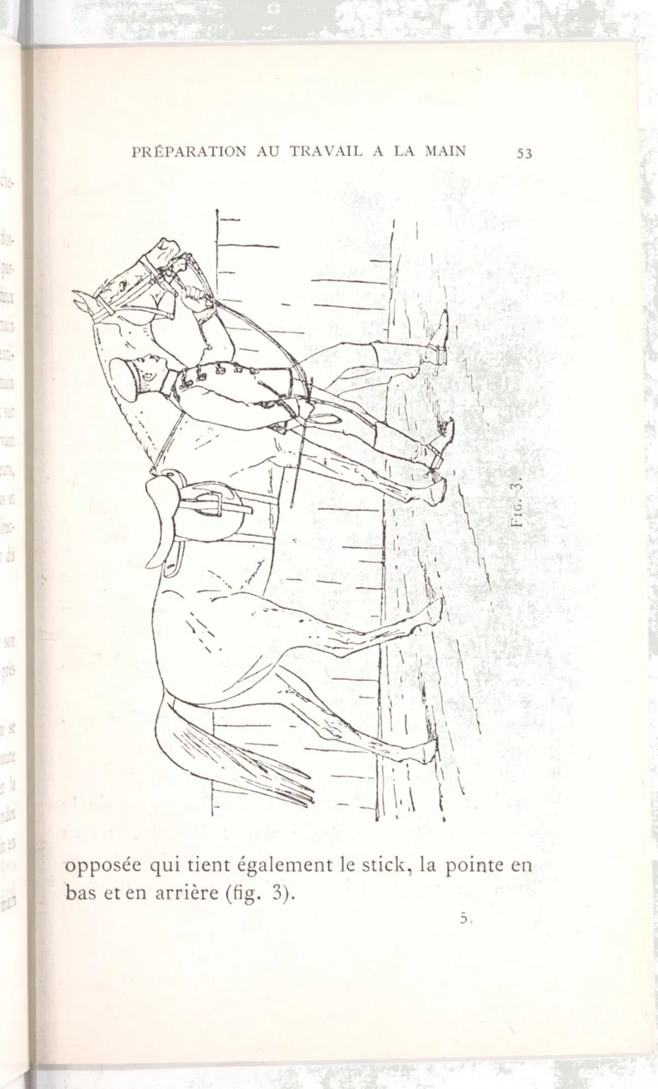 Règlement pour le dressage du cheval d'armes : établi en 1908 par la Commission de l'Ecole d'application de cavalerie des officiers à Saint-Pétersbourg, скан 68 из 175