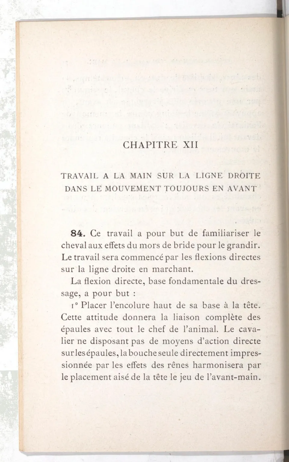 Règlement pour le dressage du cheval d'armes : établi en 1908 par la Commission de l'Ecole d'application de cavalerie des officiers à Saint-Pétersbourg, скан 71 из 175