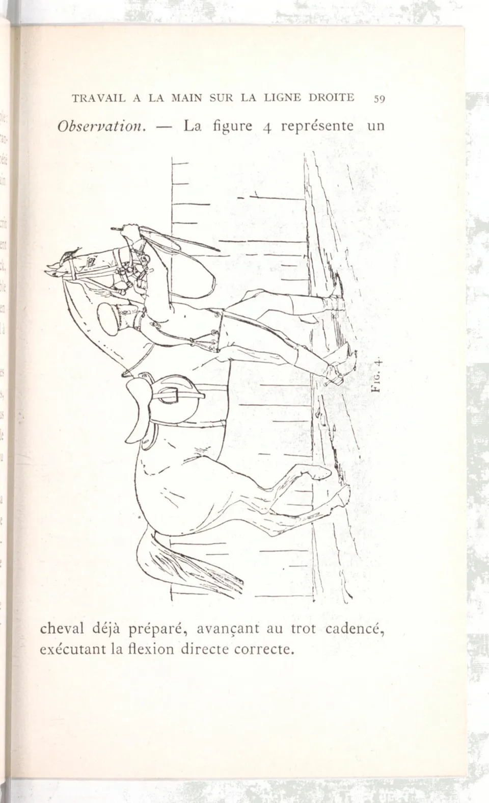 Règlement pour le dressage du cheval d'armes : établi en 1908 par la Commission de l'Ecole d'application de cavalerie des officiers à Saint-Pétersbourg, скан 74 из 175