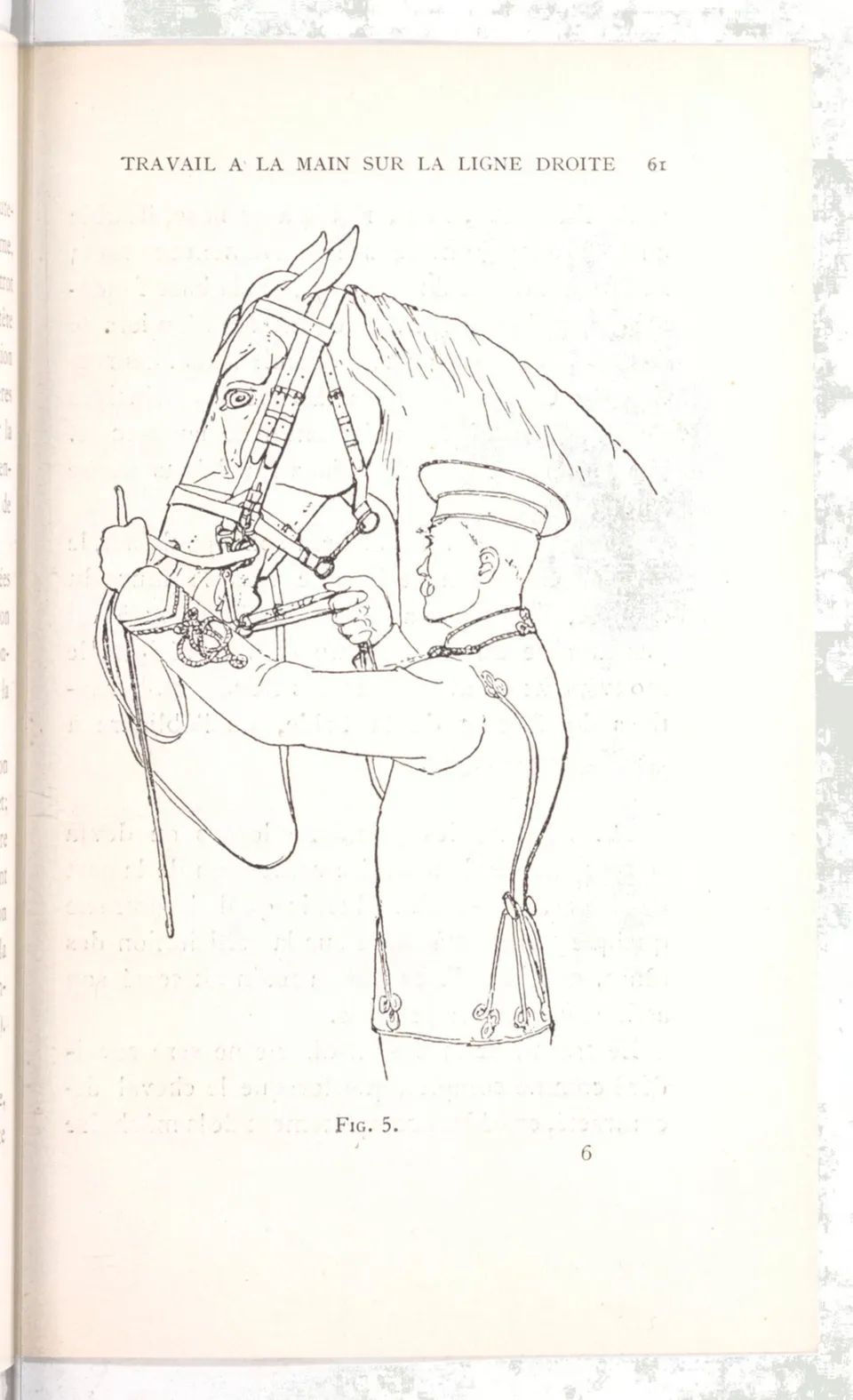 Règlement pour le dressage du cheval d'armes : établi en 1908 par la Commission de l'Ecole d'application de cavalerie des officiers à Saint-Pétersbourg, скан 76 из 175