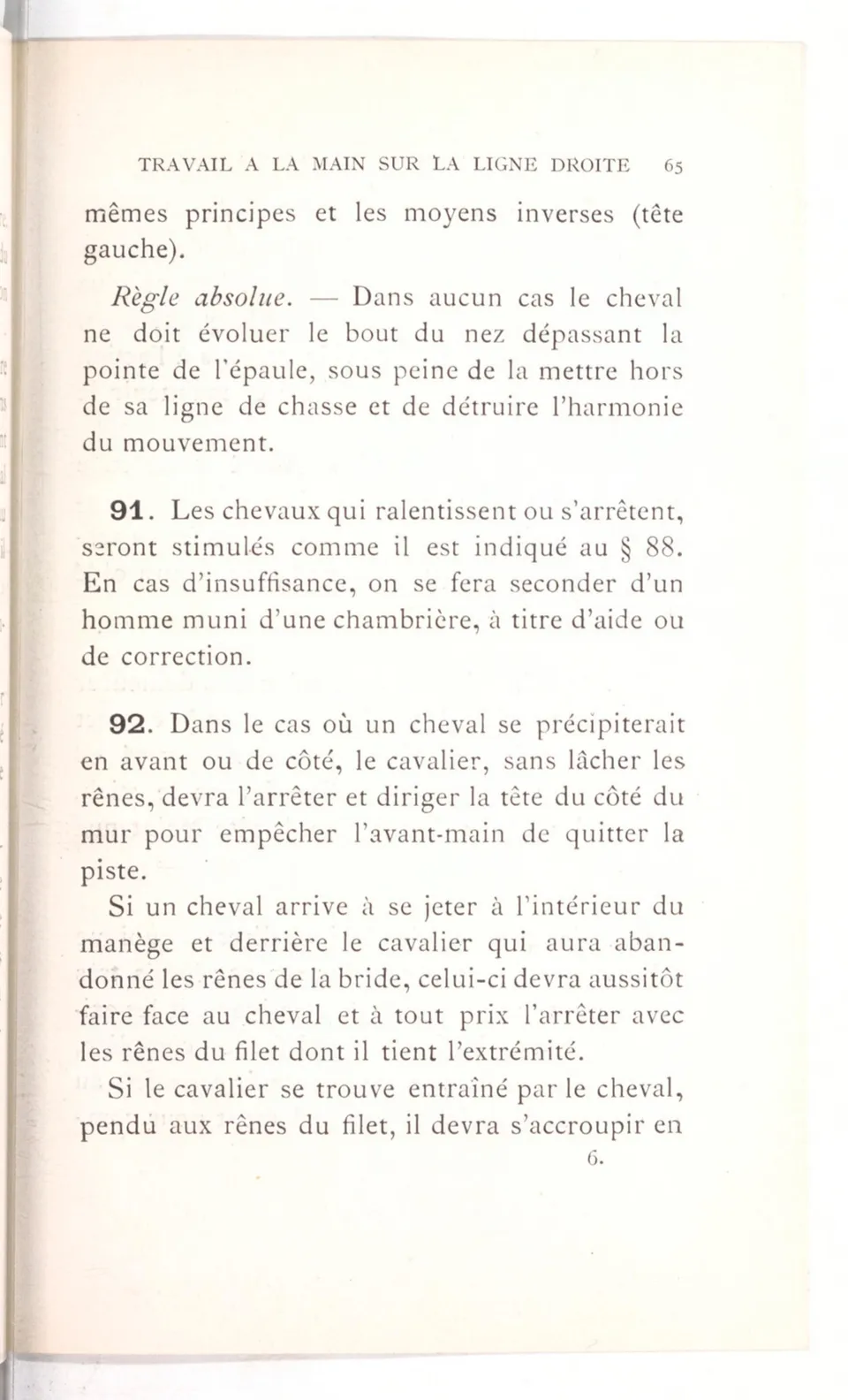 Règlement pour le dressage du cheval d'armes : établi en 1908 par la Commission de l'Ecole d'application de cavalerie des officiers à Saint-Pétersbourg, скан 80 из 175
