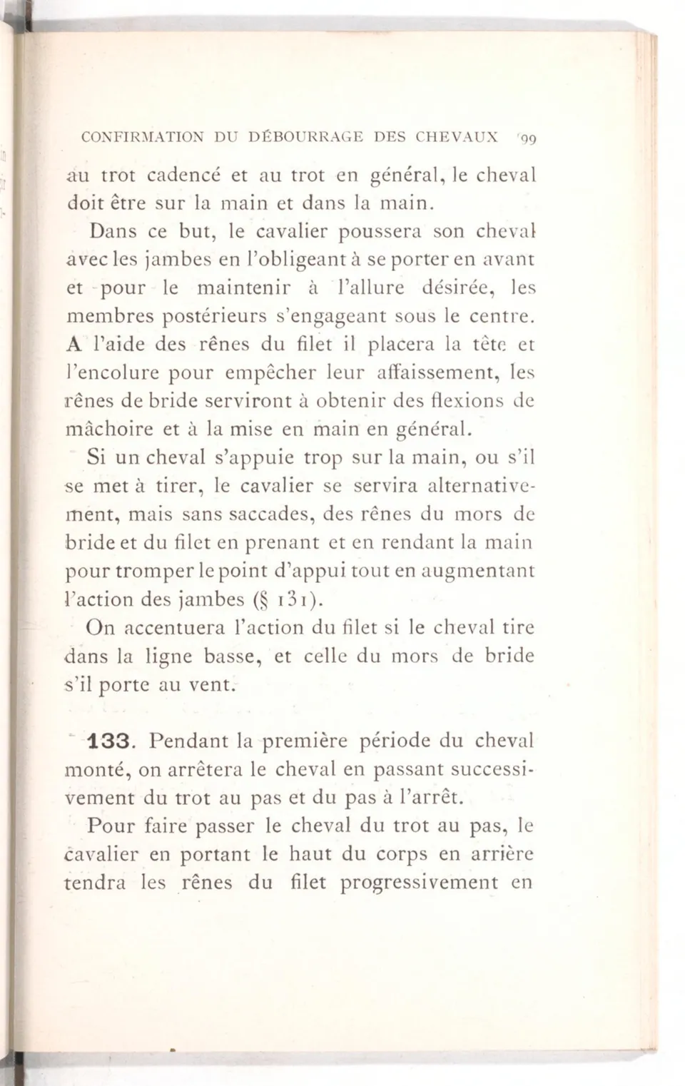 Règlement pour le dressage du cheval d'armes : établi en 1908 par la Commission de l'Ecole d'application de cavalerie des officiers à Saint-Pétersbourg, скан 114 из 175