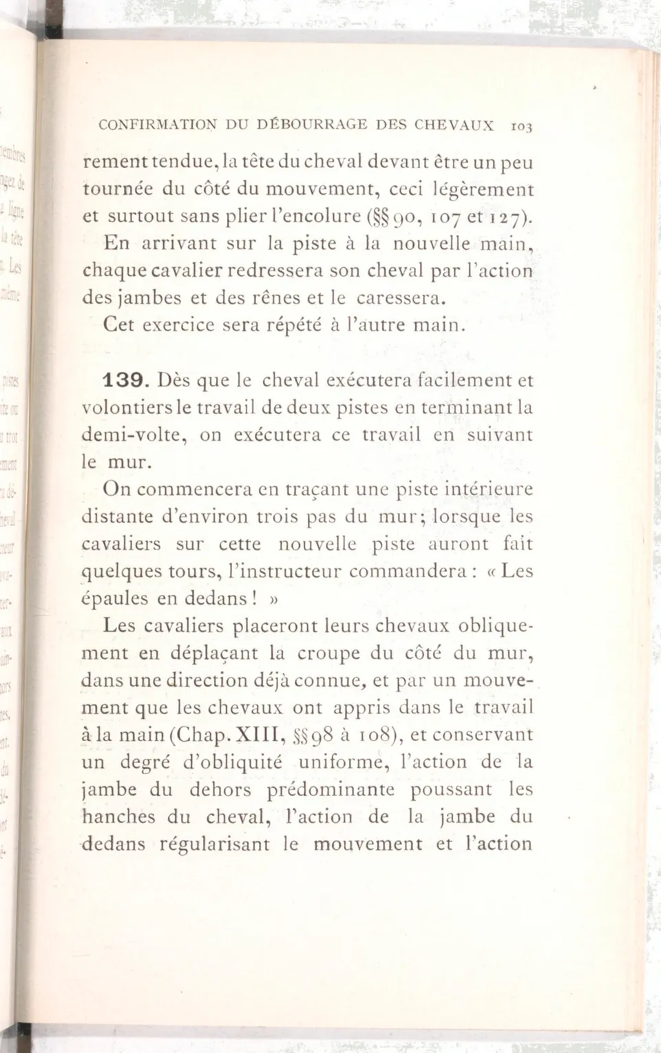 Règlement pour le dressage du cheval d'armes : établi en 1908 par la Commission de l'Ecole d'application de cavalerie des officiers à Saint-Pétersbourg, скан 118 из 175