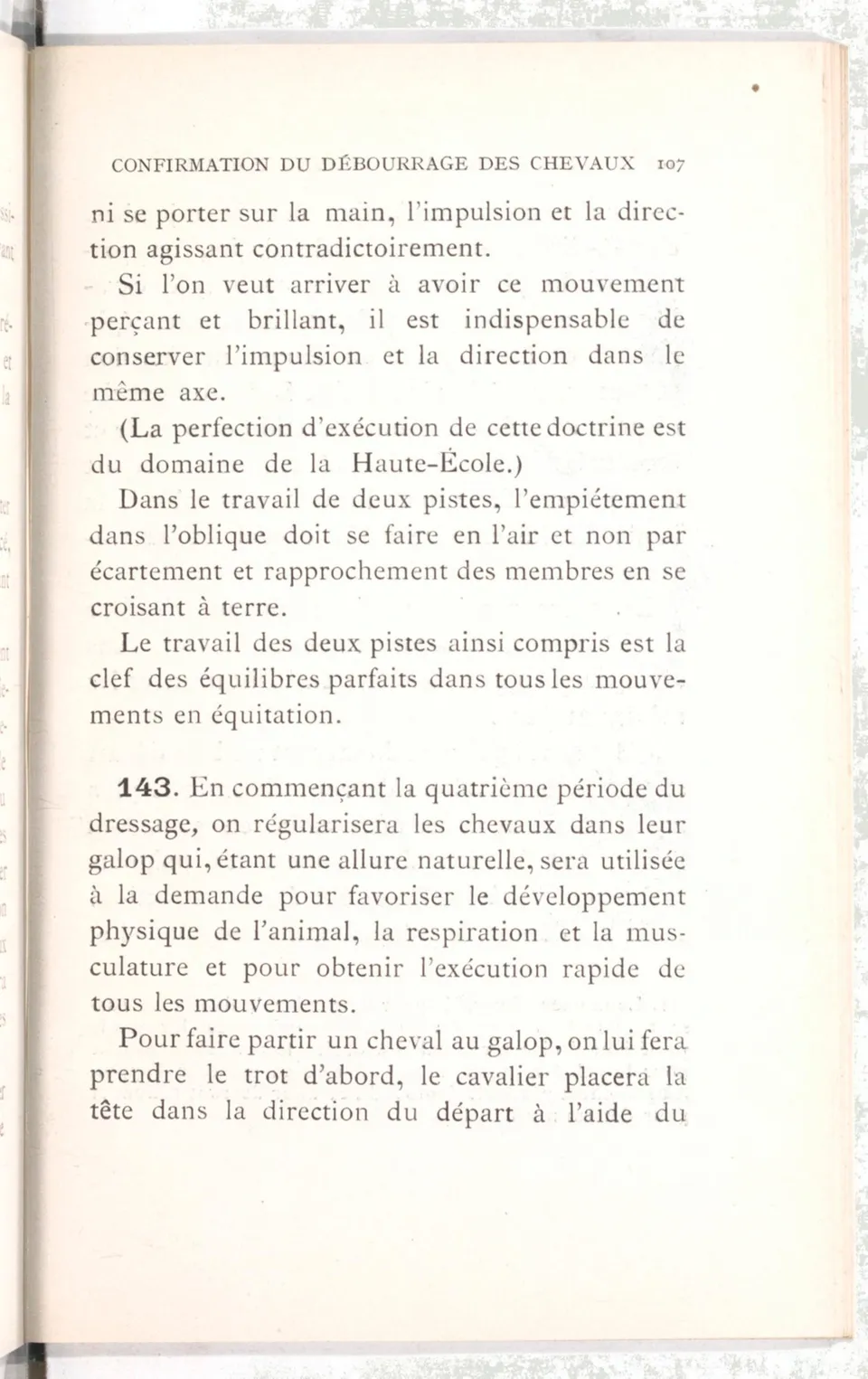 Règlement pour le dressage du cheval d'armes : établi en 1908 par la Commission de l'Ecole d'application de cavalerie des officiers à Saint-Pétersbourg, скан 122 из 175