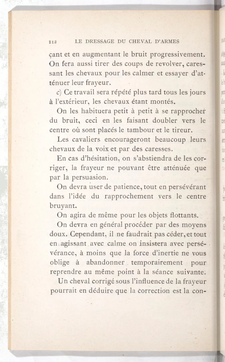 Règlement pour le dressage du cheval d'armes : établi en 1908 par la Commission de l'Ecole d'application de cavalerie des officiers à Saint-Pétersbourg, скан 127 из 175