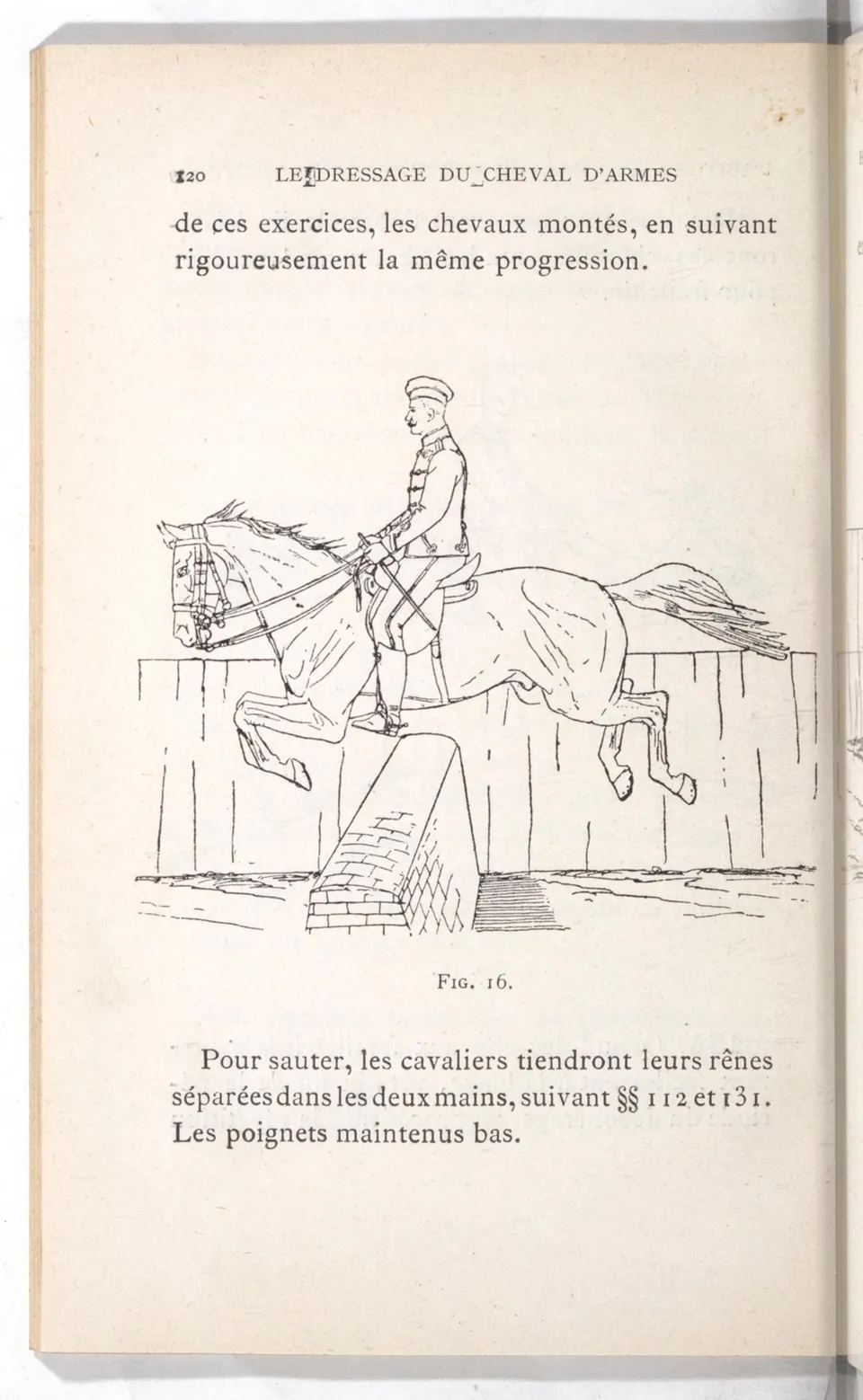Règlement pour le dressage du cheval d'armes : établi en 1908 par la Commission de l'Ecole d'application de cavalerie des officiers à Saint-Pétersbourg, скан 135 из 175