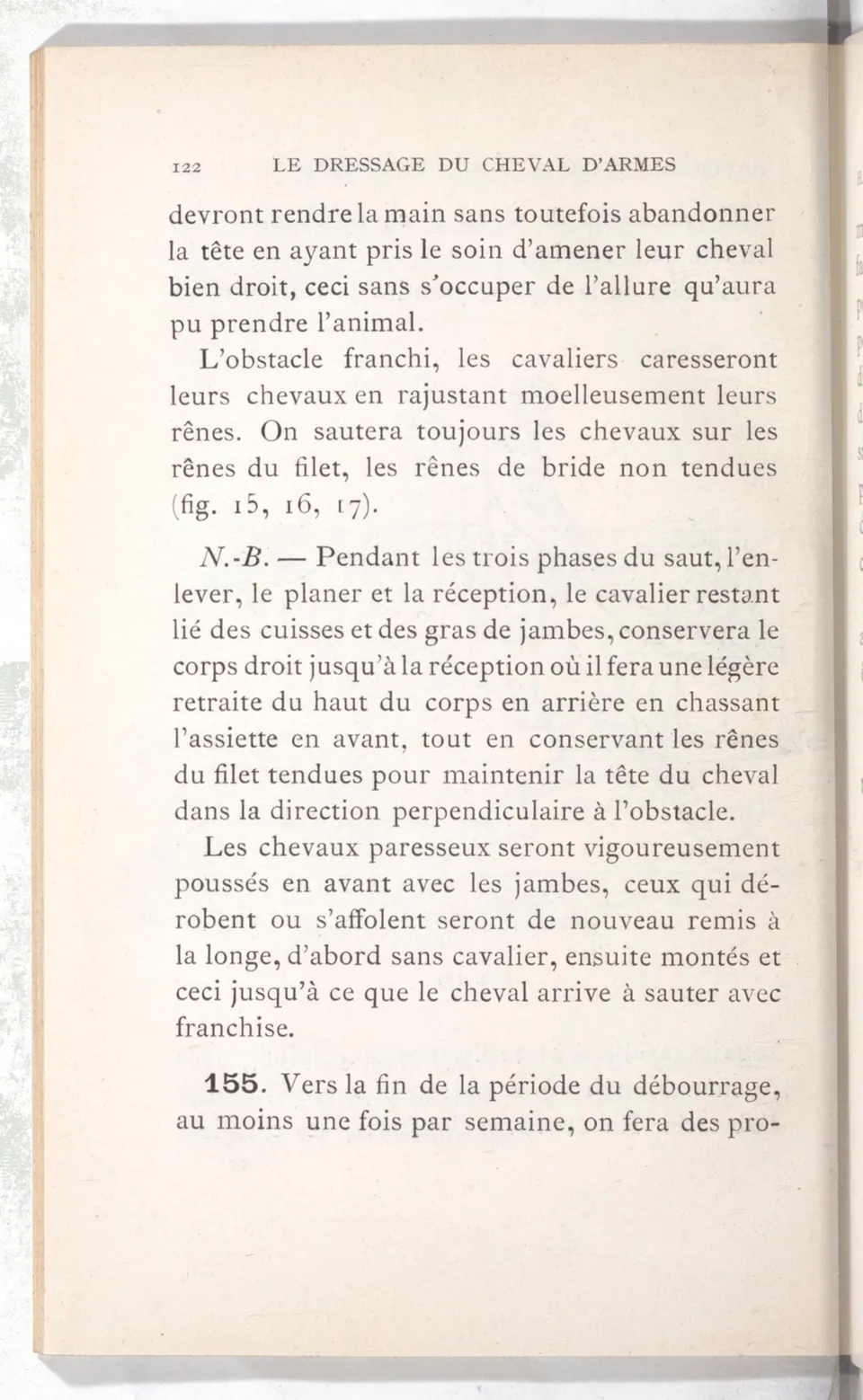 Règlement pour le dressage du cheval d'armes : établi en 1908 par la Commission de l'Ecole d'application de cavalerie des officiers à Saint-Pétersbourg, скан 137 из 175