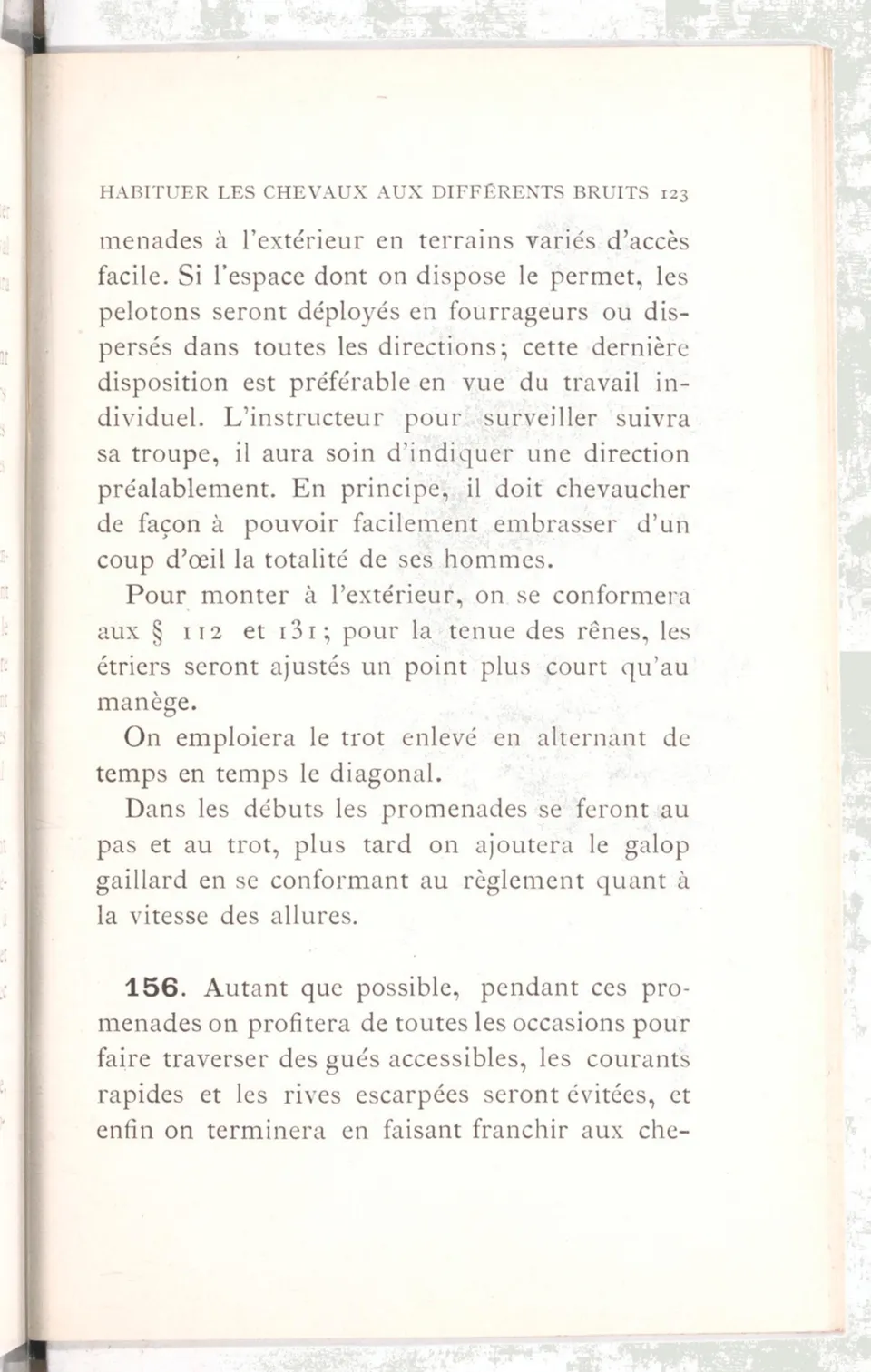 Règlement pour le dressage du cheval d'armes : établi en 1908 par la Commission de l'Ecole d'application de cavalerie des officiers à Saint-Pétersbourg, скан 138 из 175