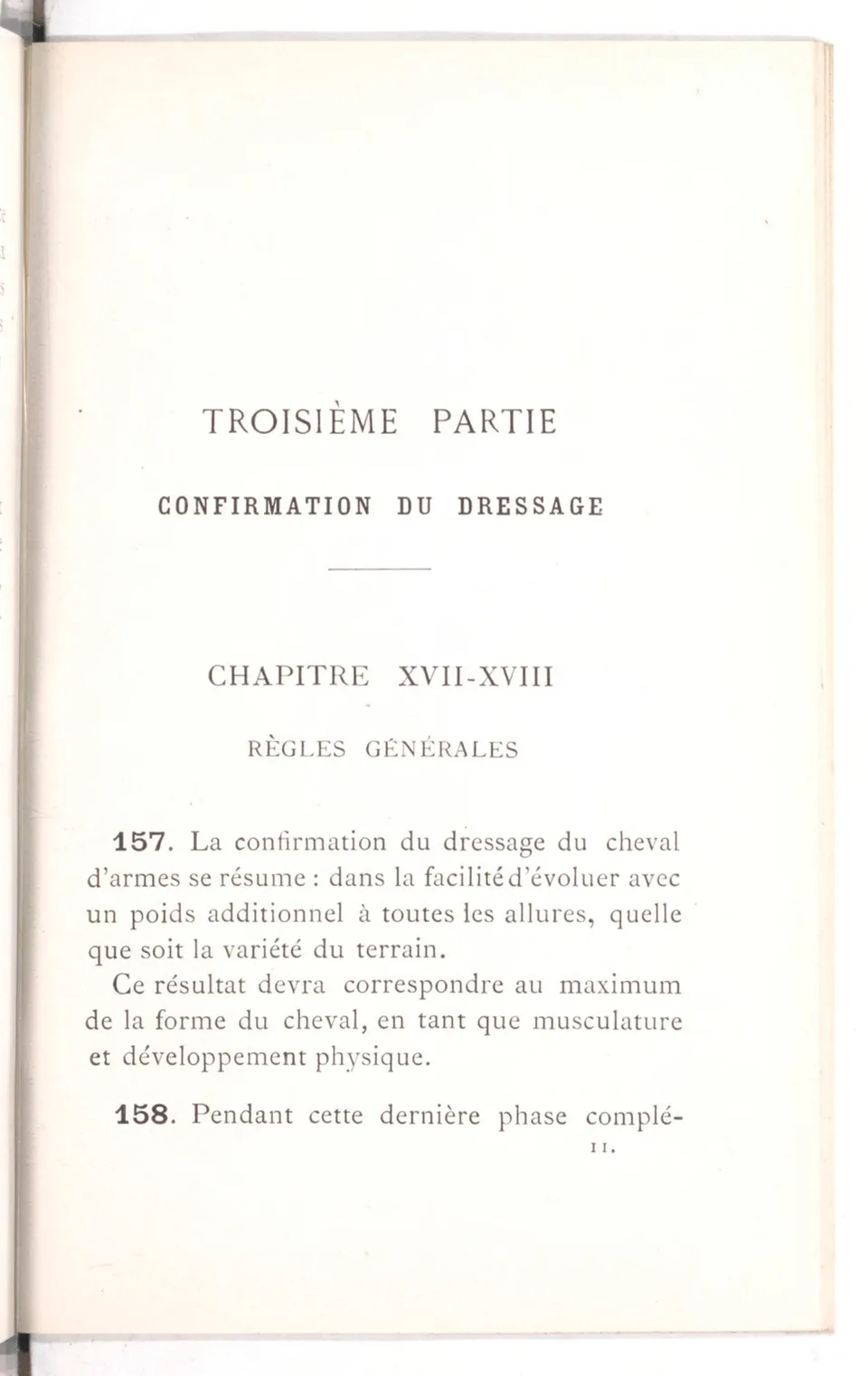 Règlement pour le dressage du cheval d'armes : établi en 1908 par la Commission de l'Ecole d'application de cavalerie des officiers à Saint-Pétersbourg, скан 140 из 175