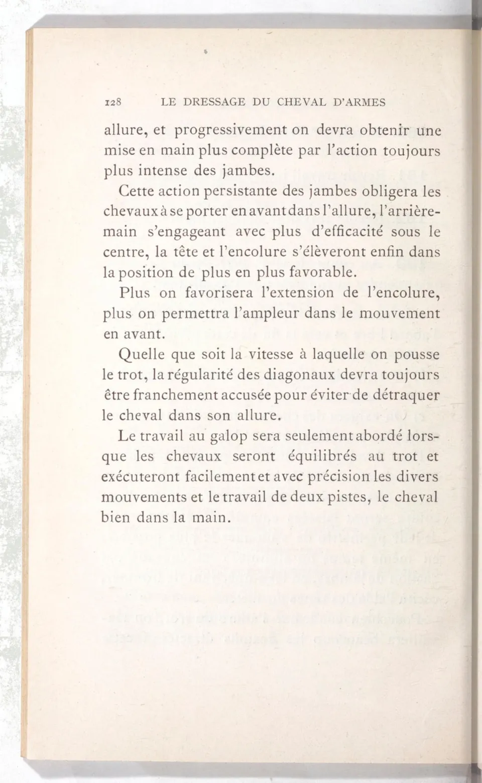 Règlement pour le dressage du cheval d'armes : établi en 1908 par la Commission de l'Ecole d'application de cavalerie des officiers à Saint-Pétersbourg, скан 143 из 175