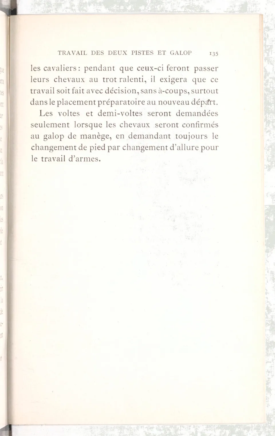 Règlement pour le dressage du cheval d'armes : établi en 1908 par la Commission de l'Ecole d'application de cavalerie des officiers à Saint-Pétersbourg, скан 150 из 175