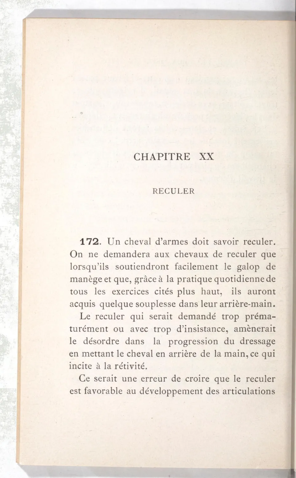 Règlement pour le dressage du cheval d'armes : établi en 1908 par la Commission de l'Ecole d'application de cavalerie des officiers à Saint-Pétersbourg, скан 151 из 175