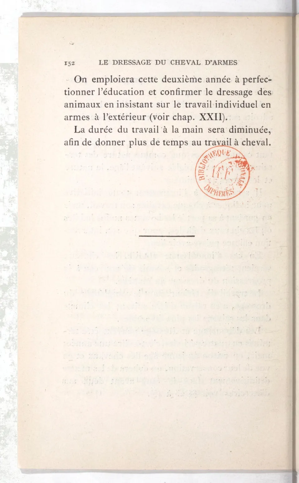 Règlement pour le dressage du cheval d'armes : établi en 1908 par la Commission de l'Ecole d'application de cavalerie des officiers à Saint-Pétersbourg, скан 167 из 175