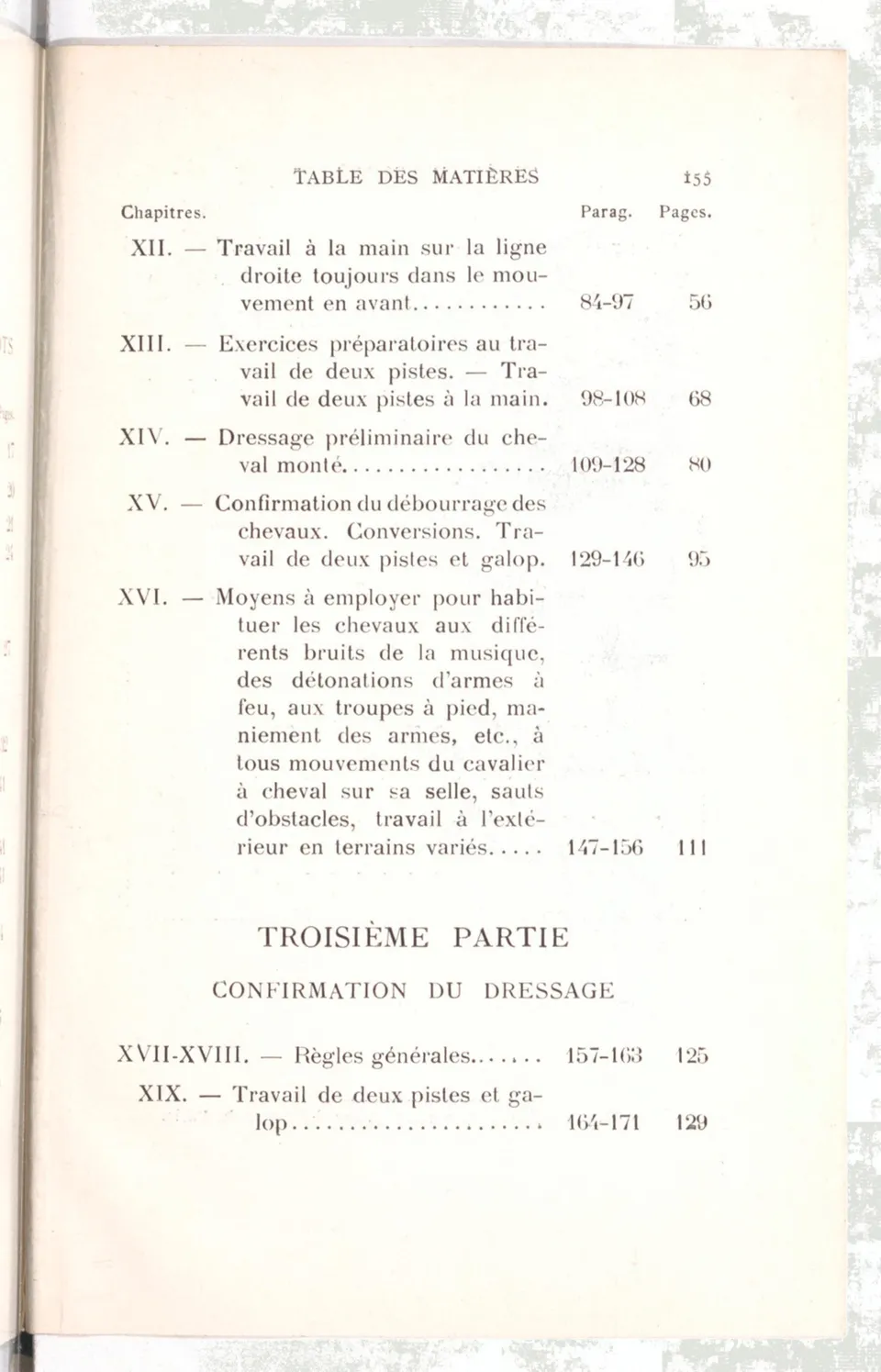 Règlement pour le dressage du cheval d'armes : établi en 1908 par la Commission de l'Ecole d'application de cavalerie des officiers à Saint-Pétersbourg, скан 170 из 175